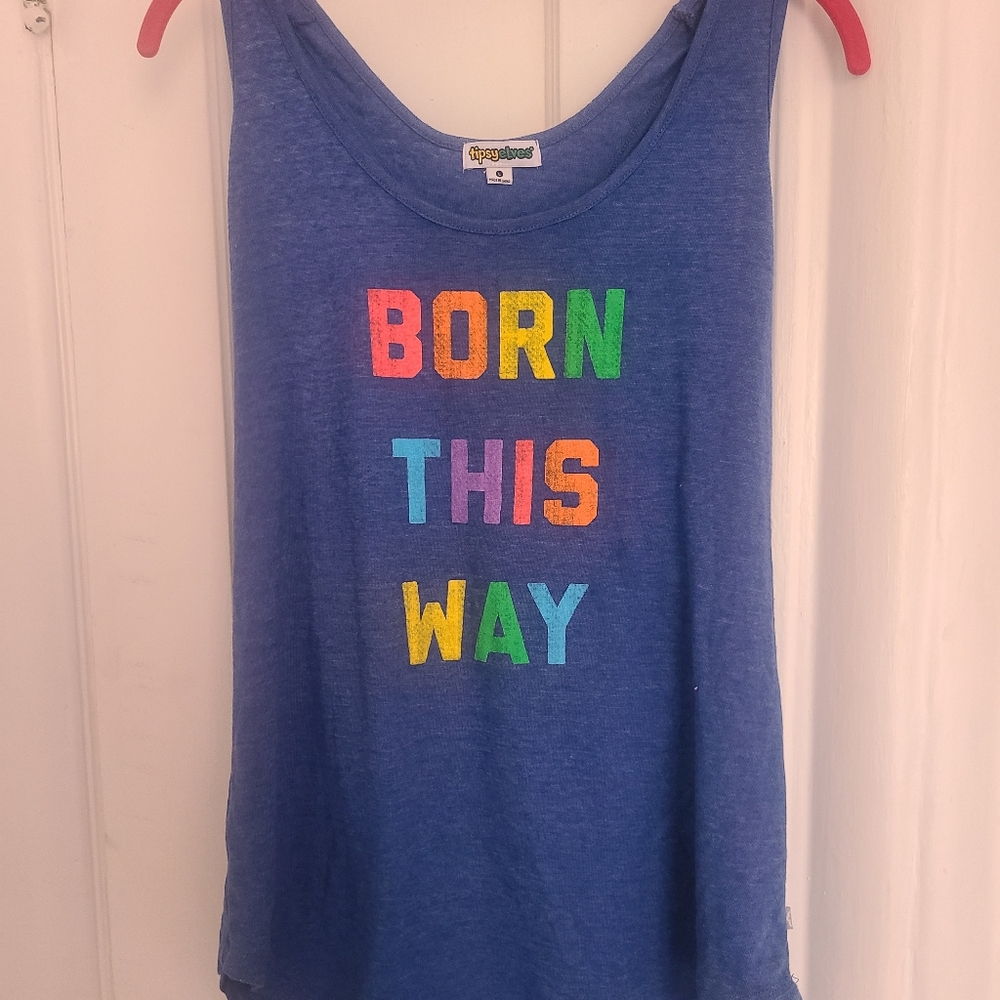 (5 for $20) #BornThisWay Tipsy Elves Tank top Size L